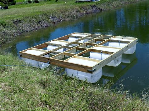 My Backyard We Built Our Own Floating Dock