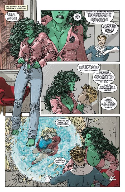 She Hulk Isn T Nearly As Much Fun To Tease As The Thing [spider Man And The Fantastic Four 2