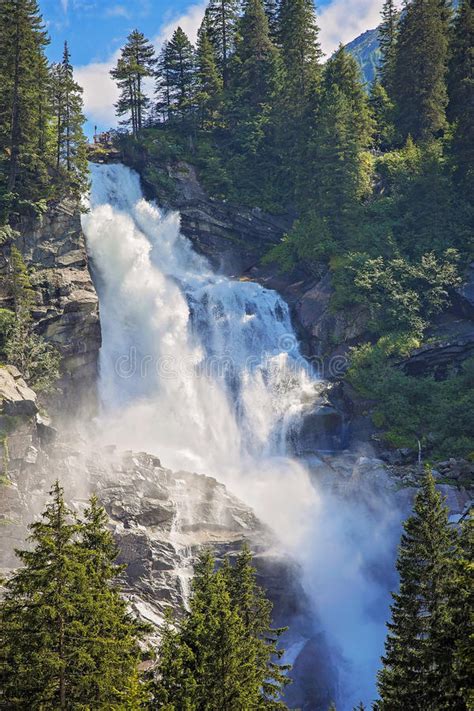 Krimml Waterfalls In Austria Stock Photo Image Of