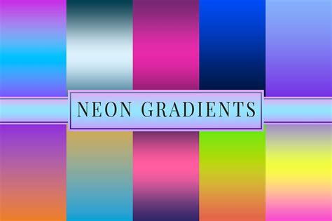 Neon Gradients Creative Market