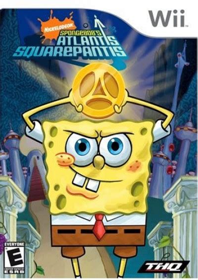 Spongebob Squarepants Atlantis Squarepantis Nintendo Wii Game