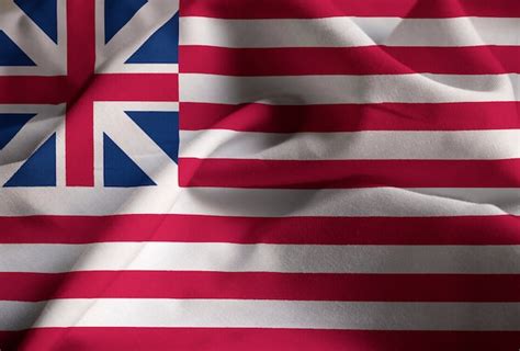 Premium Photo Closeup Of Ruffled Grand Union Flag Grand Union Flag