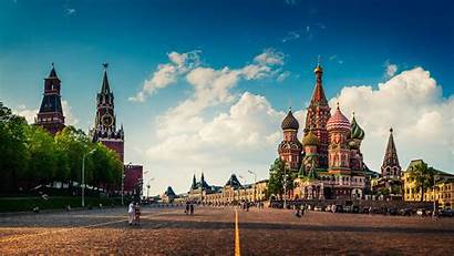 Square Moscow Kremlin Russia Wallpapers Capital Building