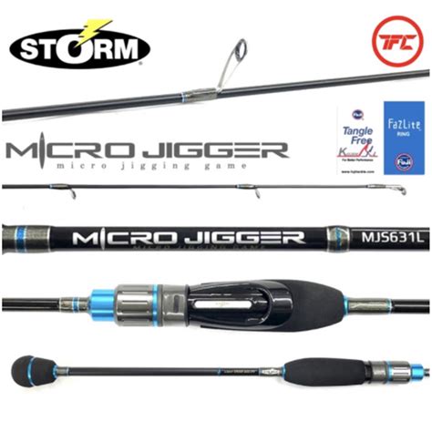STORM Micro Jigger SP 6 32 Max 30g Pergető botok Könnyű pergető botok