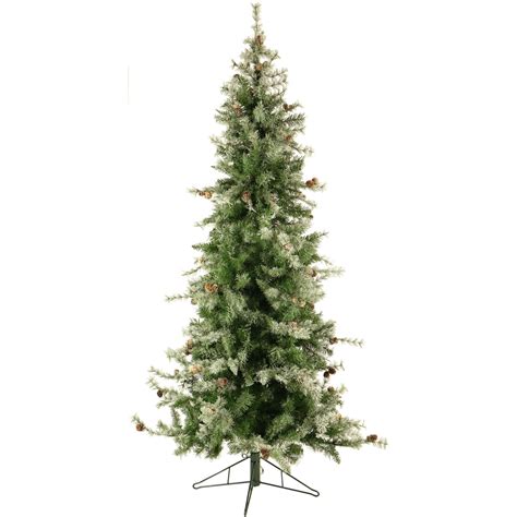 Fraser Hill Farm 9 Ft Buffalo Fir Slim Artificial Christmas Tree With