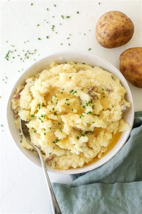 Used other than figuratively or idiomatically: Dairy Free Garlic Mashed Potatoes - Little Bits of...