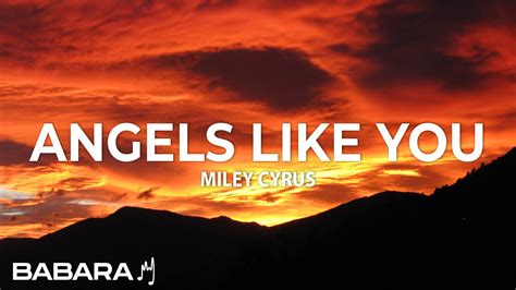 makna lagu miley cyrus angels like you