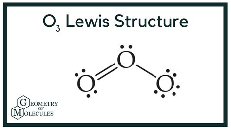 O3 Lewis Structure Ozone Lewis Ozone Chemistry