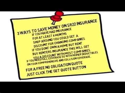This type of insurance is called sr22 insurance. SR22 Texas Insurance - YouTube