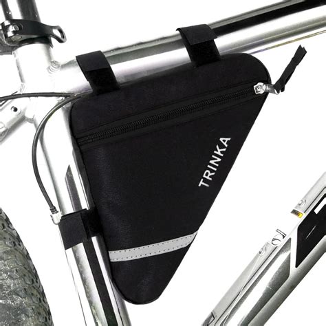 Waterproof Triangle Cycling Bicycle Bags Reflective Front Tube Frame