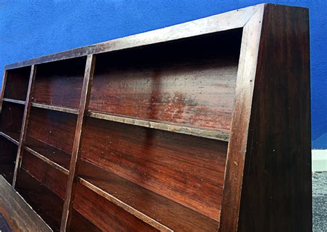 Sold Large Vintage Bookcase On Casters Circa 1950s Rehab Vintage