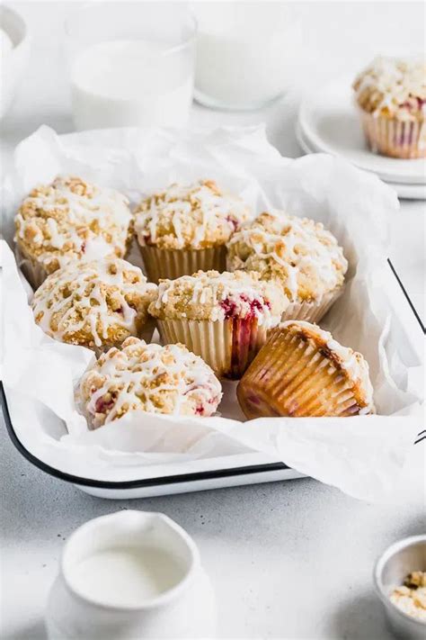 Raspberry Streusel Muffins Browned Butter Blondie Recipe