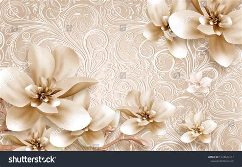 3d Wallpaper Flower Images Stock Photos And Vectors Shutterstock