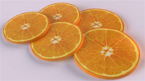 Orange Slice 3d Model 7 Max Fbx Obj Free3d