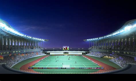 grand stadium  soccer arena olympic measurements