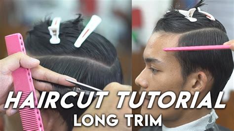 Cukur Rambut Rapihin Aja Jangan Tipis2 Haircut Tutorial Long Trim Youtube