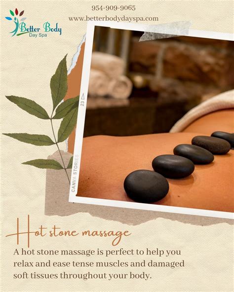 Book A Relaxing And Rejuvenating Hot Stone Massage With Us Give Us A Call At 954 909 9065 To