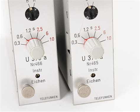 Telefunken U373a Pair Other Amps Amplifiers Studio Equipment