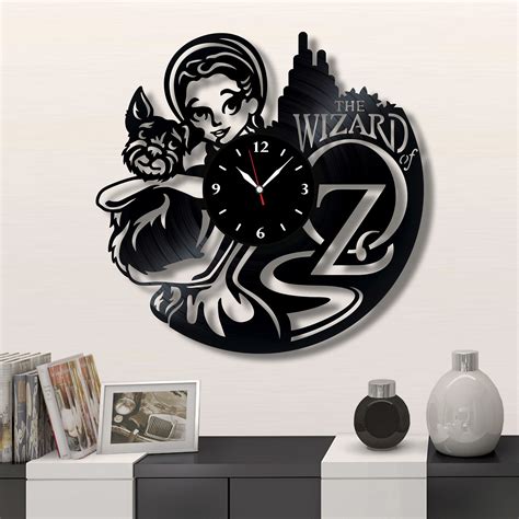 Perfect christmas presents with dorothy, the scarecrow, and much more from a classic movie. The Wizard of Oz vinyl record clock 12", The Best Gift for ...