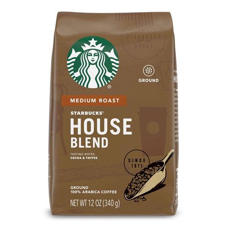 Starbucks Medium Roast Ground Coffee — House Blend — 100 Arabica — 1