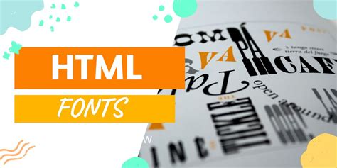 A Comprehensive Guide To Html Fonts Web Fonts