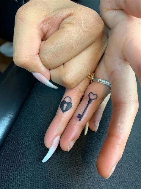 Lock And Key Tattoo Couples Prior Column Photography