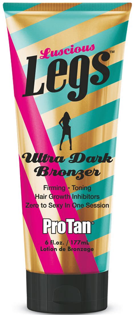Pro Tan Luscious Legs Ultra Dark Bronzer Firming Toning Tanning Lotion 6 Oz