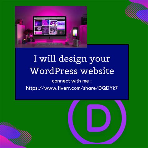 I Will Design Your Wordpress Website Connect With Me Below The Link
