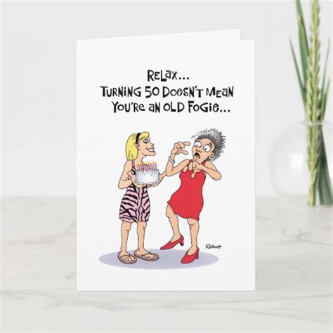 Funny 50th Birthday Card