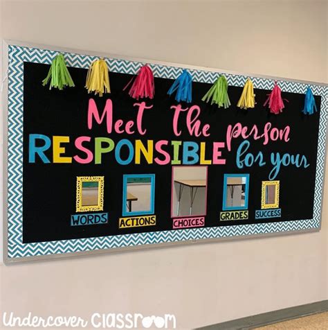 A Bulletin Board With Colorful Tassels On It
