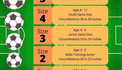 What Size Soccer Ball To Use: Size and Weight Chart – Backyard Sidekick