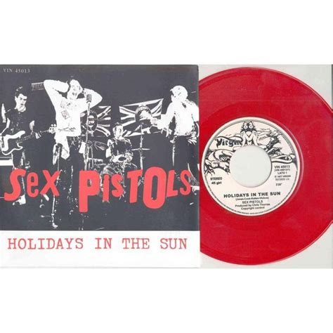 Holidays In The Sun Italian Ltd Re 100 Copies 2 Trk 7 Red Vinyl Unique Ps Sex Pistols 7