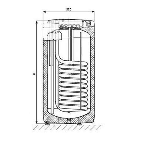 Liter Indirekter Beheizter Warmwasserspeicher Mit