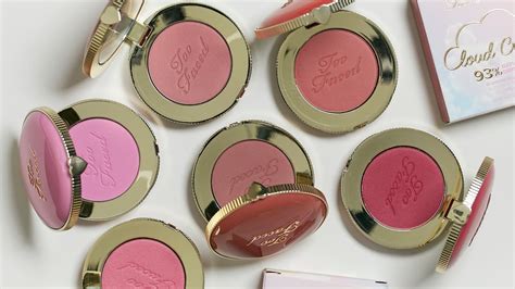 Too Faced Cloud Crush Blurring Blush Swatches Youtube