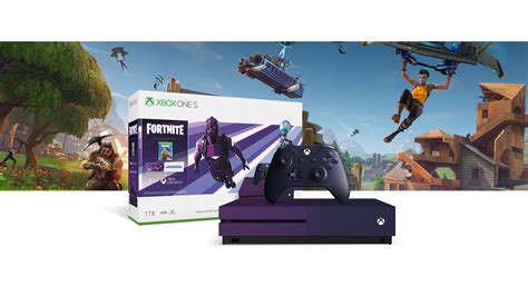 Xbox One S Fortnite Battle Royale Special Edition Bundle Dark Vertex