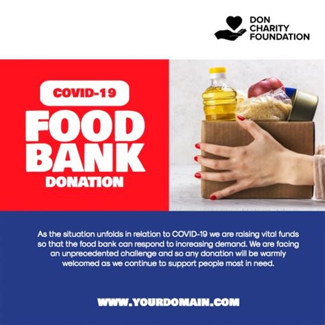 Ifpri researchers and guest bloggers provide key insights and analysis on how the global pandemic is affecting global poverty and food security. Covid-19 Food Bank Donation Template | PosterMyWall