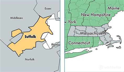 Map Of Suffolk County