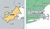 Map Of Suffolk County