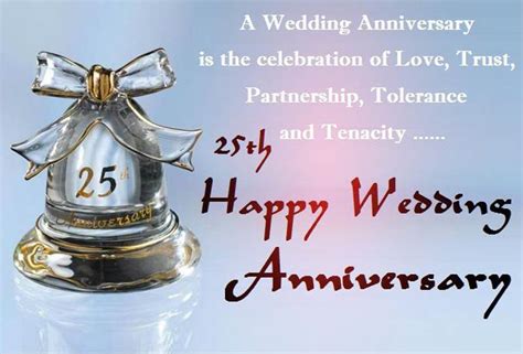 25th Wedding Anniversary Wishes And Messages Wishesmsg