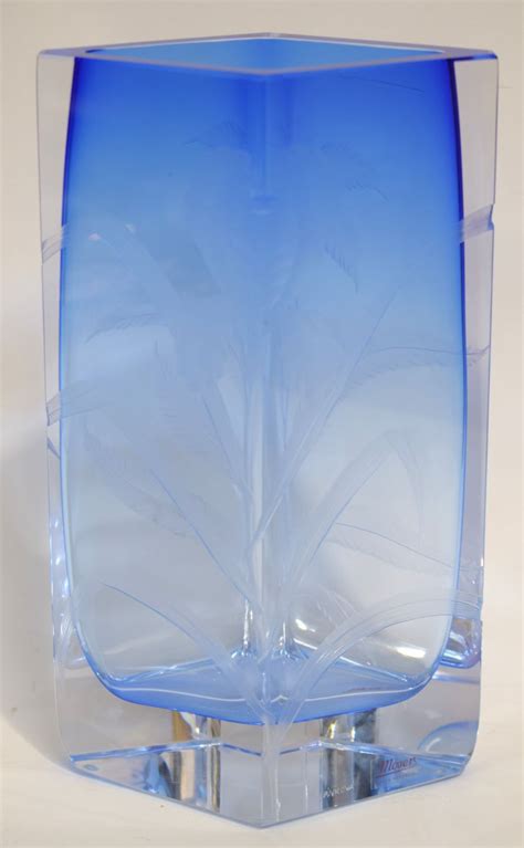 Moser Crystal Vase From The Contemporary Art Nouveau Line Auctions Luxembourg