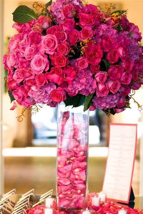 Dark Pink Wedding Centerpiece Pictures Photos And Images For Facebook