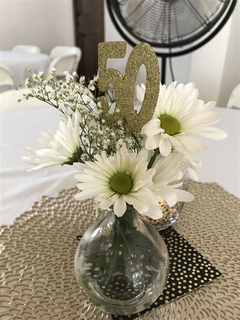 Inspiring 50th Anniversary Table Decorations For A Memorable Celebration