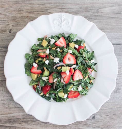 Summer Kale Salad With Strawberries And Avocado And Life Changing Tips