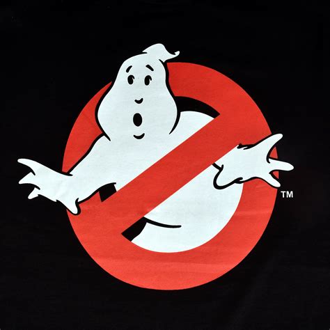Ghostbusters Logo T Shirt Schwarz Elbenwald