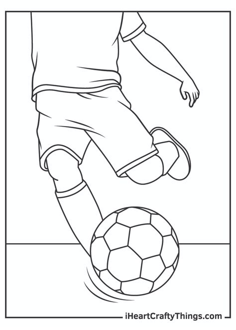 Printable Soccer Coloring Pages Updated Easy Flower Drawings