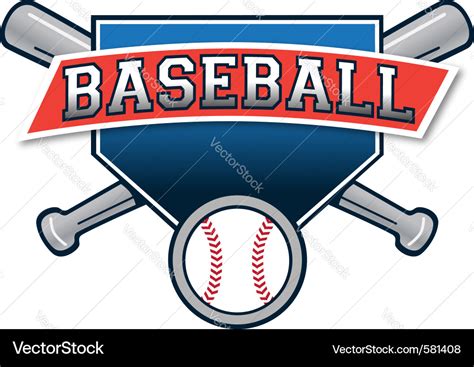 Baseball Logo Royalty Free Vector Image Vectorstock