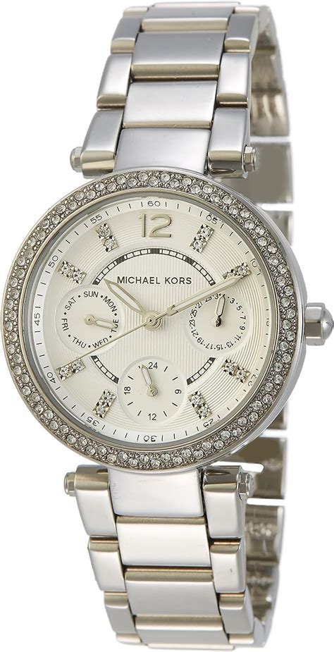 Michael Kors Womens Mk5615 Parker Silver Watch Michael
