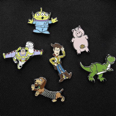 Toy Story Enamel Pin Badges Full Set Of 6 Jos Pop Culture