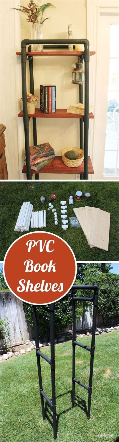 Pvc Book Shelves Bookshelves Diy Pvc Projects Pvc Furniture