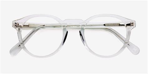 Theory Round Translucent Frame Glasses With Images Eyeglasses Eyebuydirect Eyewear Womens